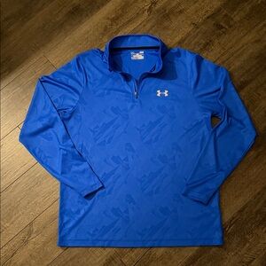 Under Armour Blue Quarter-Zip Sweatshirt